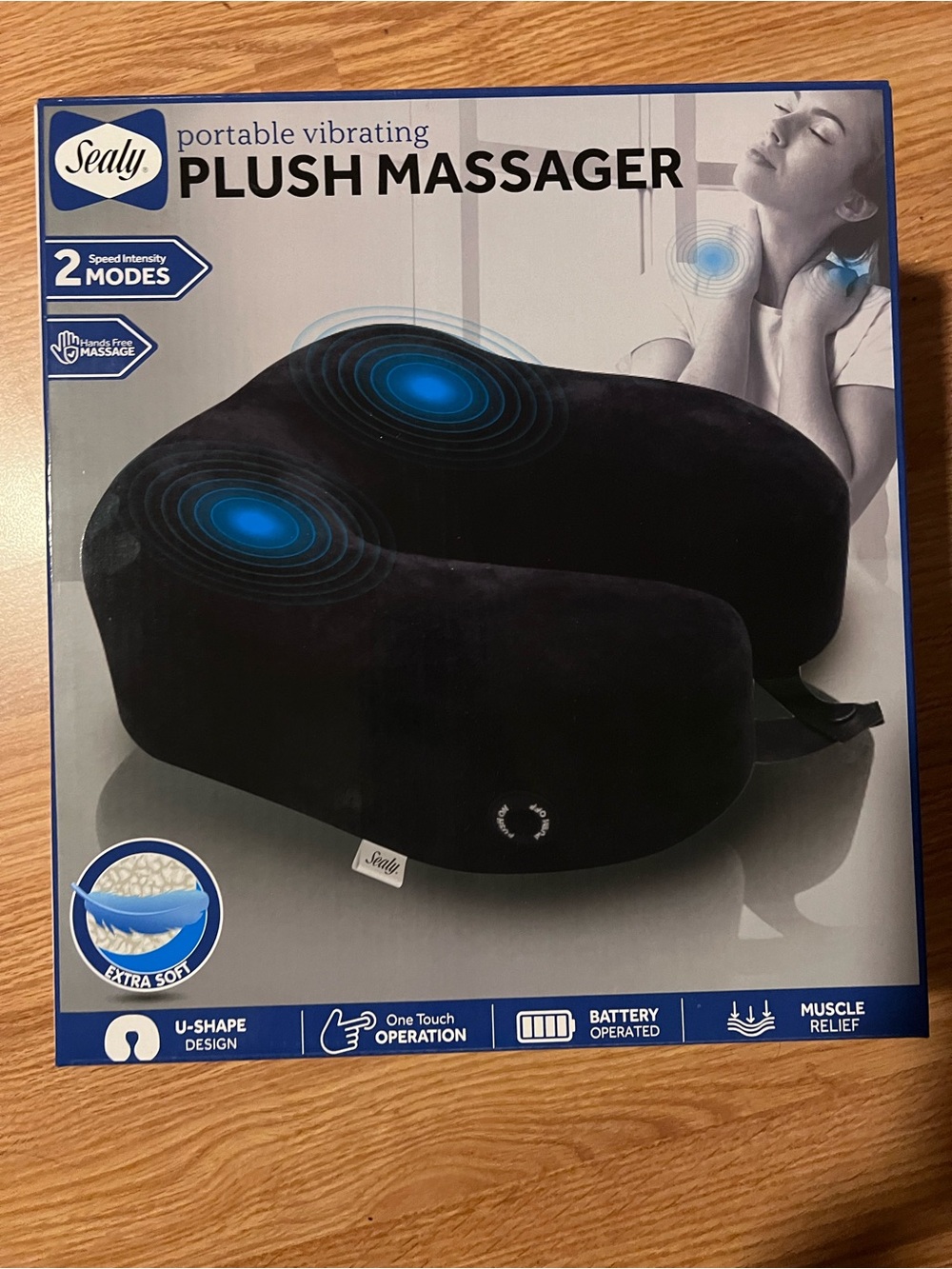 New sally Memory Foam Neck & Shoulder Massager Pillow